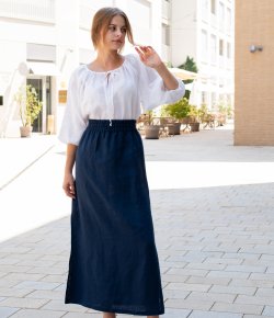 Linen skirt Split