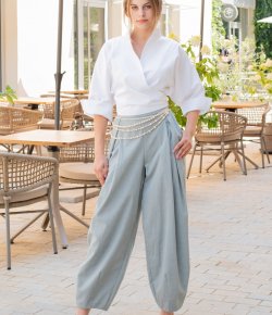 Miami Balloon Pants Made of Exclusive Cotton