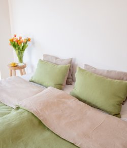 Set of 2 linen pillowcases