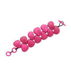 Pulsera Media Tagua Rosa