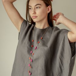 Gold Lagrimas PinkOrange