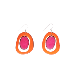 Aretes Zuzana RosaNaranja