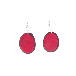 Aretes Simple Rojo