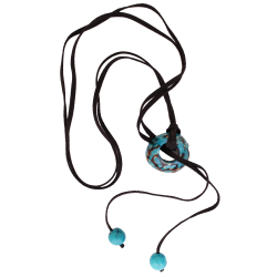 Opasok/nahrdelnik Lak Bombona Turquesa