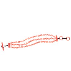 Pulsera Cubos 3 Papaya