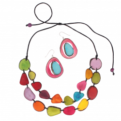 Set Doble Serpiente Multicolor Zuzana