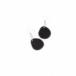 Aretes Simple Negro