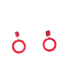 Aretes Oravaret Rojo